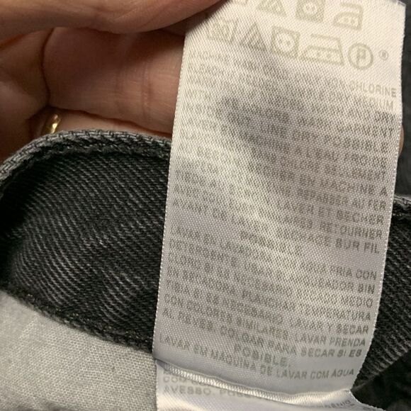 Levi’s 505 Faded Charcoal Black Straight Leg Jeans Size 38 X 27 - Picture 9 of 12